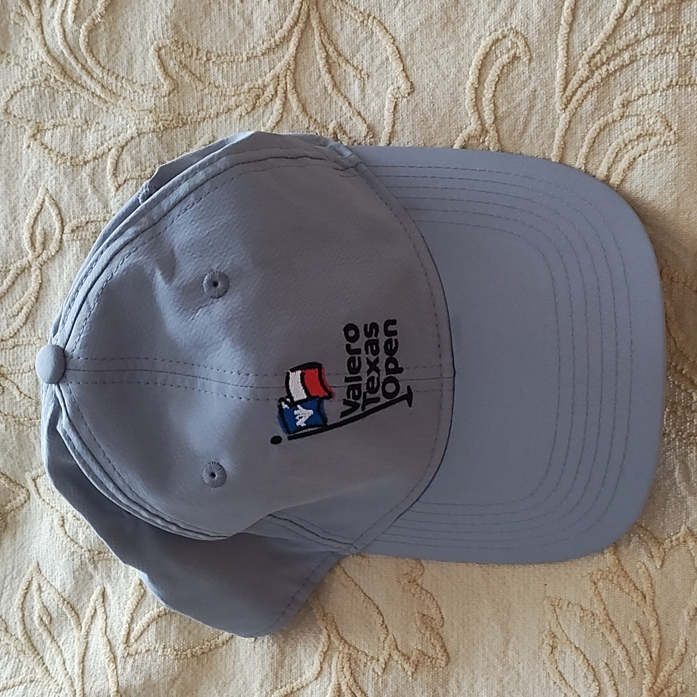 NWOT grey Valero Texas Open baseball hat